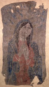 Pittura di una Madonna, indiano Pueblo da American Native
