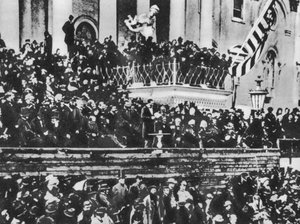 Seconda inaugurazione di Abraham Lincoln, 4 marzo 1865 da American Photographer (after)