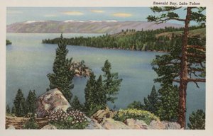 California: Emerald Bay, Lago Tahoe