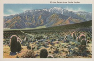 California: Monte San Jacinto dal Giardino del Diavolo