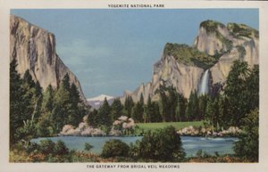 California: Parco Nazionale di Yosemite, il portale da Bridal Veil Meadows (foto)