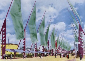 Fiera mondiale di Chicago del 1934: Il viale delle bandiere