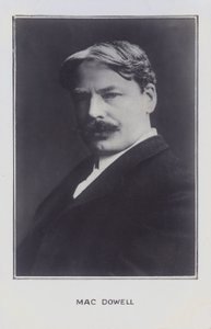 Edward MacDowell, compositore americano (foto b/n)