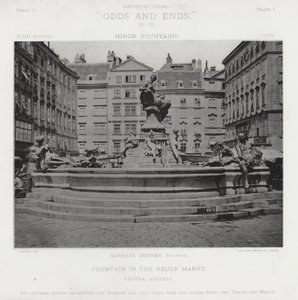 Fontana nel Neuer Markt, Vienna, Austria da American Photographer (after)