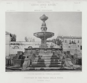 Fontana in Piazza Della Rocca, Viterbo, Italia da American Photographer (after)