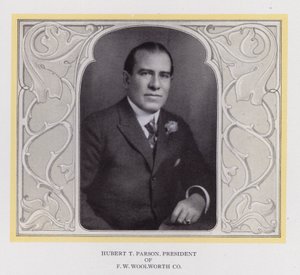 Hubert T Parson, Presidente della F W Woolworth Co da American Photographer (after)