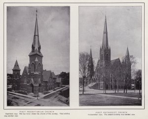 Jamestown, NY: Prima Chiesa Presbiteriana; Prima Chiesa Metodista