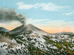 Monte Lassen in Eruzione da American Photographer (after)