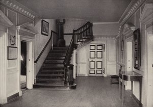 Mount Vernon: Interno della villa, Sala centrale da American Photographer (after)