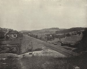 Pozzi di gas naturale, Grapeville, Pennsylvania (foto in b/n) da American Photographer (after)