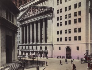 New York: J P Morgan e Co; Borsa di New York da American Photographer (after)