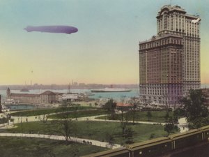 New York: Molo No 1, North River; Battery Park e Whitehall Building da American Photographer (after)
