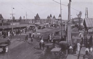 Old Orchard Beach, Maine: Scena vicino alla stazione