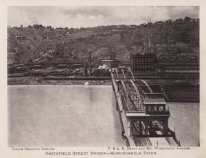Pittsburgh: Ponte di Smithfield Street, Fiume Monongahela