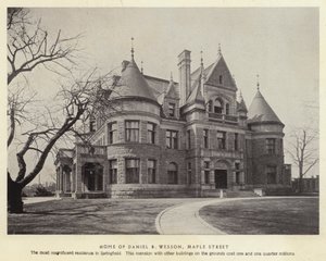 Springfield, Massachusetts: Casa di Daniel B Wesson, Maple Street da American Photographer (after)