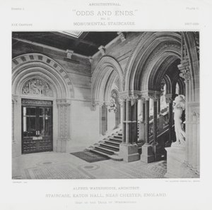 Scala, Eaton Hall, vicino a Chester, Inghilterra da American Photographer (after)