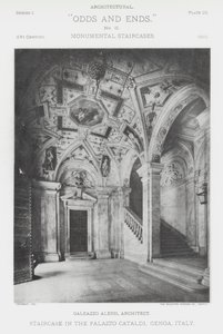 Scala nel Palazzo Cataldi, Genova, Italia da American Photographer (after)