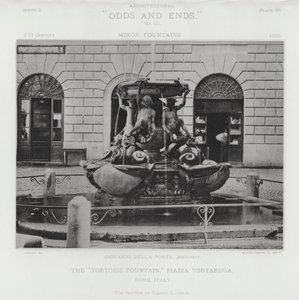 La "Fontana delle Tartarughe," Piazza Mattei, Roma, Italia da American Photographer (after)