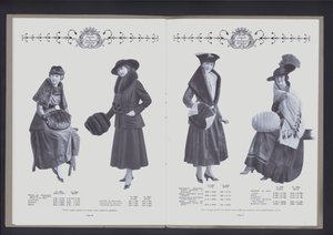 Doppia pagina da Il Teatro della Moda di Pelliccia da American Photographer (after)