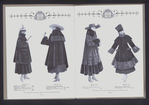Doppia pagina da Il Teatro della Moda di Pelliccia