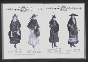 Doppia pagina da Il Teatro della Moda di Pelliccia da American Photographer (after)