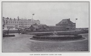 Vista che mostra il Casinò e il Parco di Brighton da American Photographer (after)