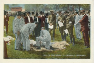 Miniere di carbone americane: Concorso della squadra di pronto soccorso, presenti funzionari statunitensi (foto a colori) da American Photographer