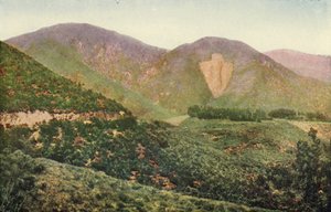 Monte Arrowhead vicino a San Bernardino (foto a colori)