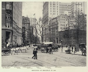 Inizio di Broadway nel 1899