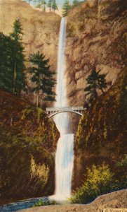 Ponte Benson alle cascate Multnomah (foto a colori) da American Photographer