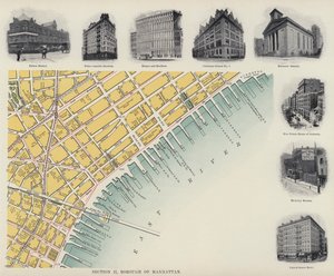 Borough di Manhattan (foto in bianco e nero)