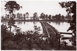 Costruzione dei quartieri a Fort Brady, c.1865 (stampa all