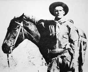 Butch Cassidy (1866-1908/09) con il suo cavallo