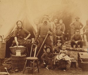 Campo della 31ª Fanteria della Pennsylvania vicino a Washington, D.C., 1862 da American Photographer