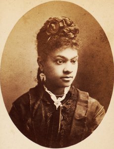 Carte de visite di giovane donna afroamericana, c.1870