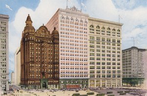 Chicago: Grande sezione di vendita al dettaglio in State Street (foto a colori) da American Photographer