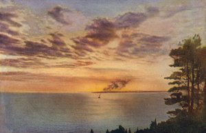 Chicago: Tramonto sul lago Michigan (foto a colori) da American Photographer