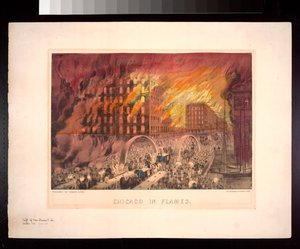 Chicago in fiamme, 1871 da American Photographer