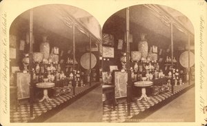 Collezione di vasi giapponesi, urne e schermi, Corte giapponese, Esposizione Internazionale del Centenario da American Photographer