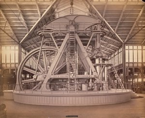 Motore Corliss, Esposizione Internazionale del Centenario, Filadelfia, 1876 (stampa all