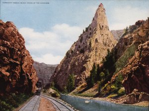Ago Curecanti, Canone Nero del Gunnison (foto a colori) da American Photographer