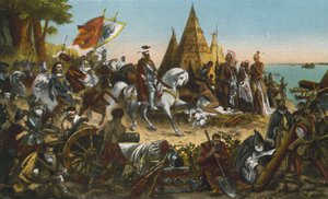 Scoperta del fiume Mississippi da parte di De Soto, maggio 1541 (foto a colori) da American Photographer
