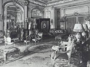 Salotto nella casa della famiglia Astor, Fifth Avenue, New York da American Photographer