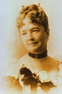 Elizabeth Bacon Custer (1842-1933) moglie del generale George A. Custer (1839-76)