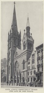 Fifth Avenue Presbyterian Church, il defunto Dr John Hall