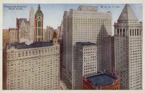 Financial District, New York City, USA (foto a colori) da American Photographer