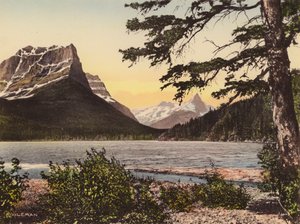 Parco nazionale dei ghiacciai: Il lago St Mary da Baring Creek (foto a colori) da American Photographer