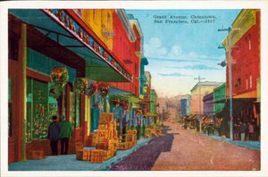 Grant Avenue, Chinatown, San Francisco, California (foto a colori) da American Photographer