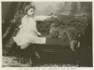 Helen Keller e il suo cane da American Photographer