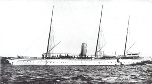 Yacht di lusso di John Astor, c.1910